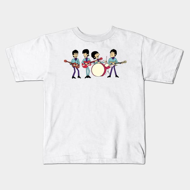 The  Cartoon Band Kids T-Shirt by TheMusicFav